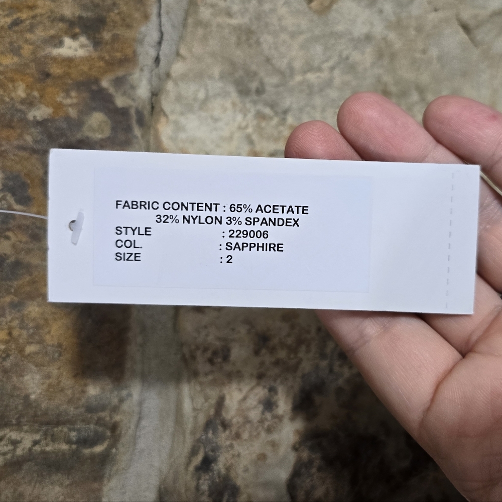 NWT Rickie Freeman for Teri Jon Maxi Off Shoulder Satin Evening Gown Dress - Picture 9 of 9